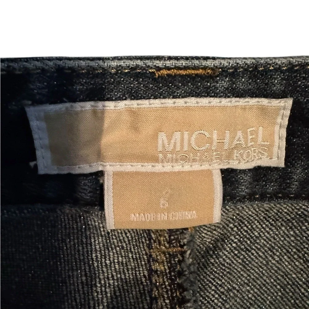 MICHAEL Michael Kors Dark Blue Flare Jeans - Picture 4 of 7